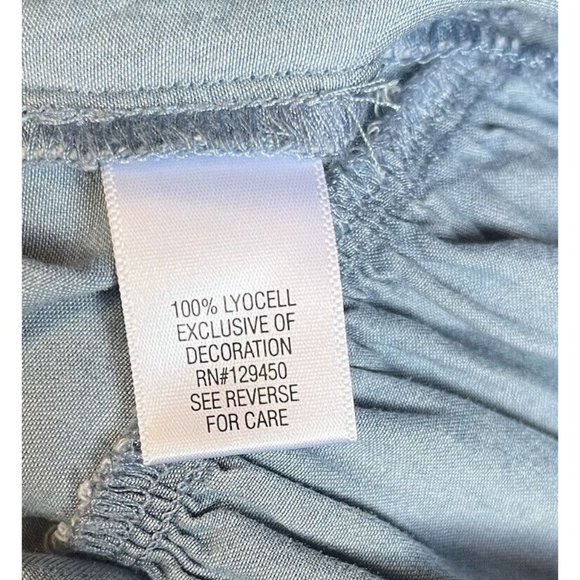 SO Women’s Off the Shoulder Ruffle Details Cinched Body Mini Dress Blue size M - Picture 7 of 14